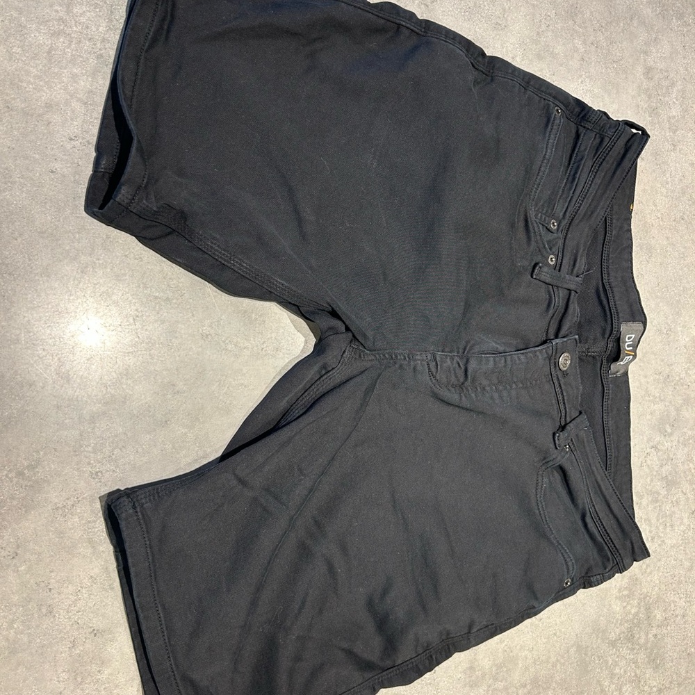 Black Cargo Shorts for Men